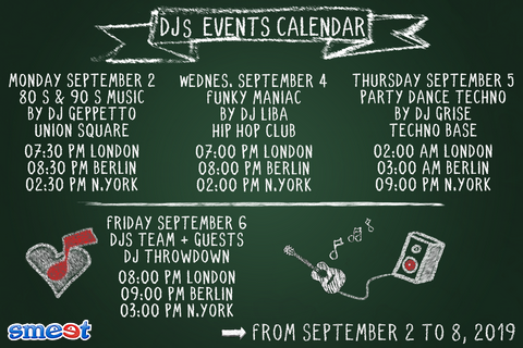 EN Events Schedule 2nd September